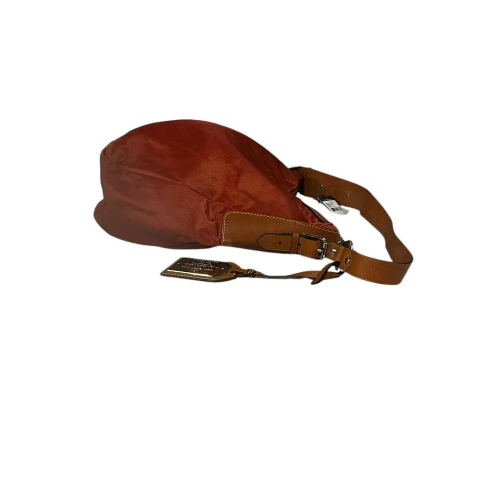NWT Ralph Lauren Farringdon Equestrian Hobo - Orange
